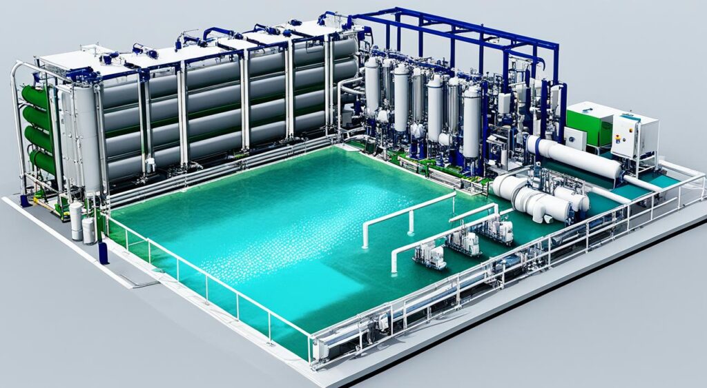 sistema de tratamento de agua para industria textil