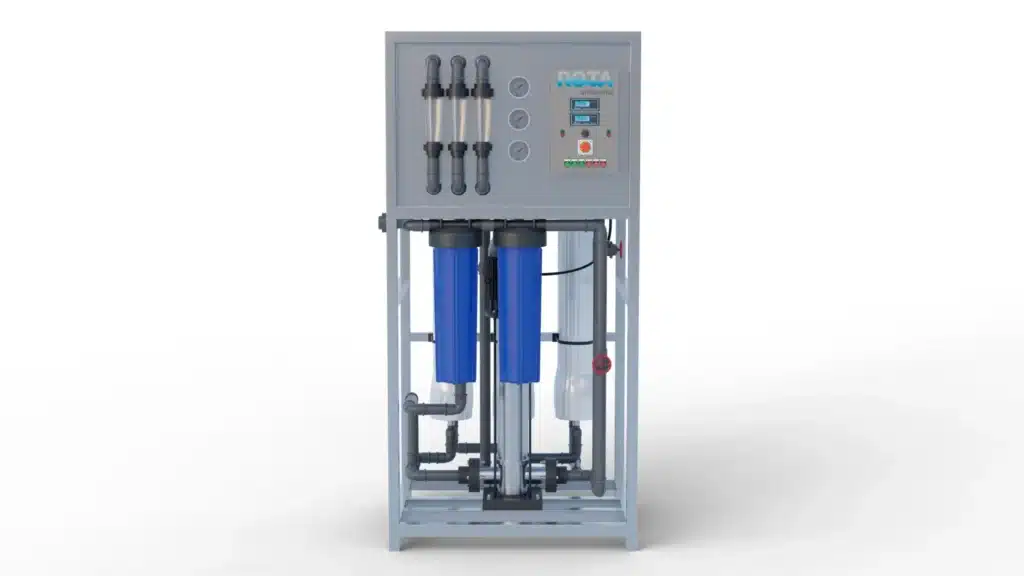 Equipamento de osmose reversa, núcleo do sistema de água para hemodiálise.
